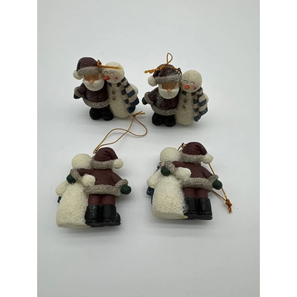 Santa and snowman ornament.‎ 4